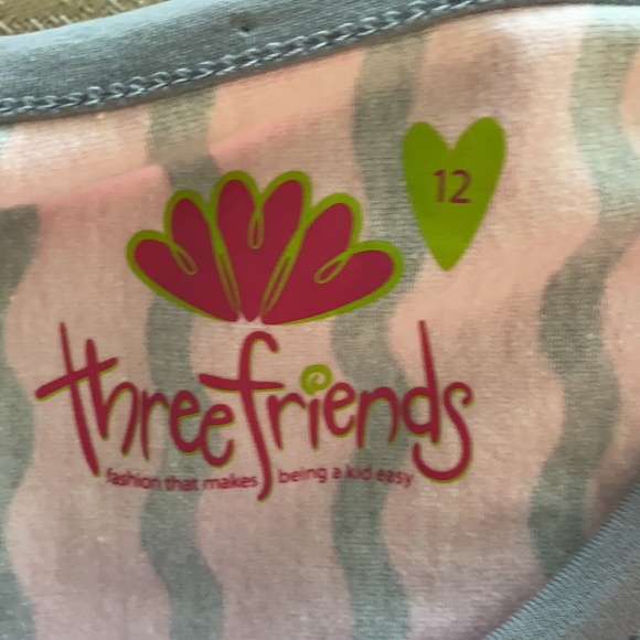 SALE TODAY!! Girl’s casual pink/gray dress - Picture 8 of 8